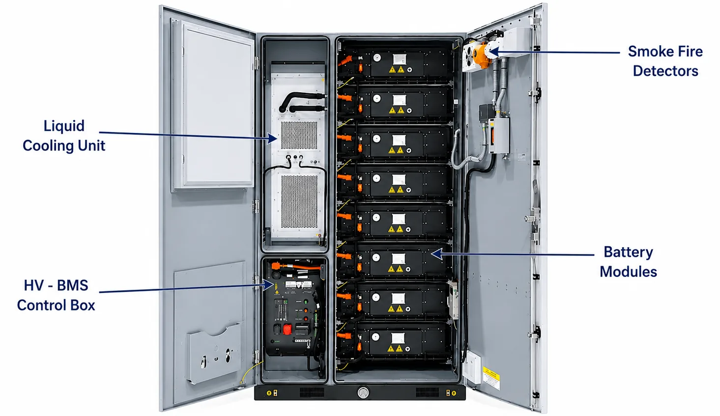 GENSTOR 418 KWH battery energy storage system product view