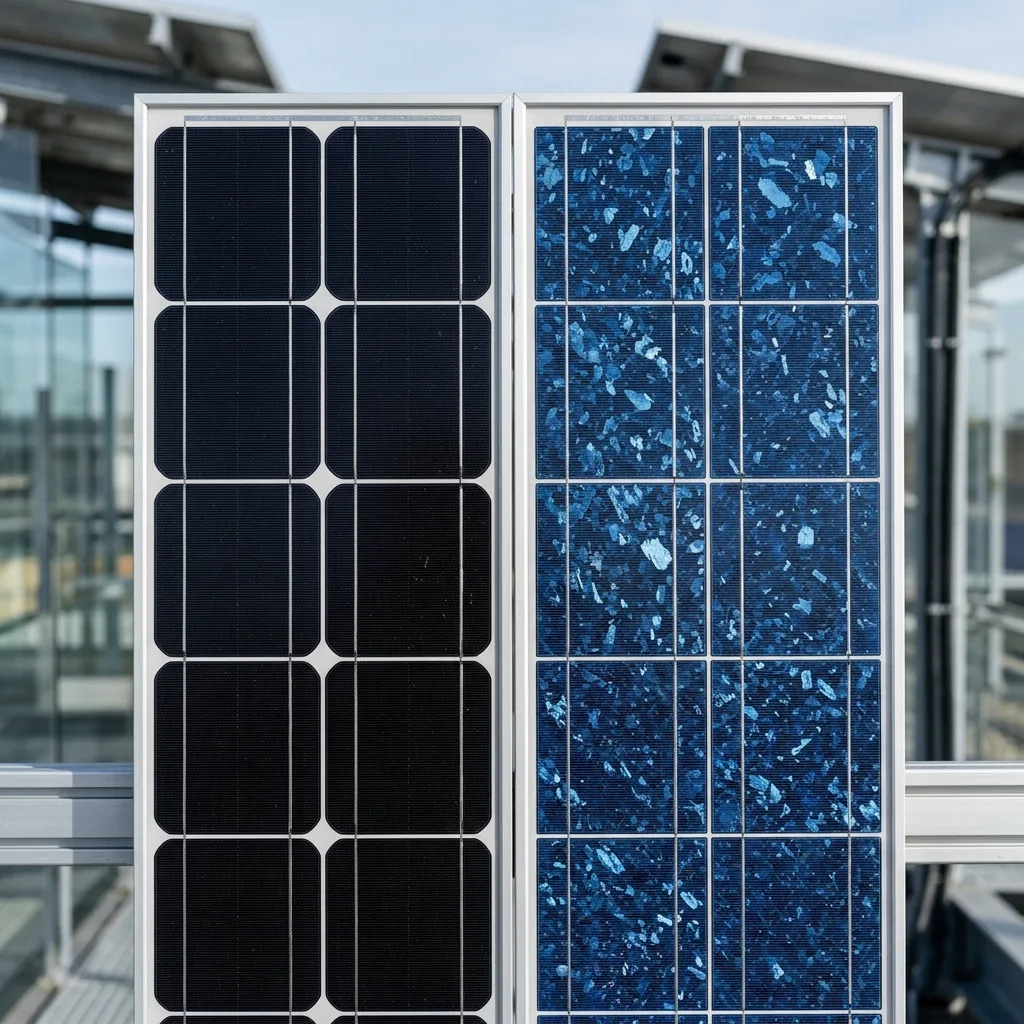 Monocrystalline vs polycrystalline solar panels