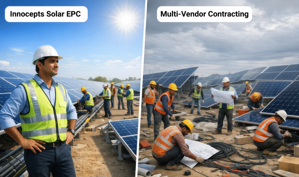 Solar EPC vs Multi‑Vendor Contracting:Which Delivers On‑Time