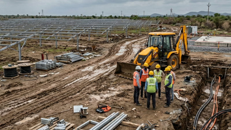 solar project delays